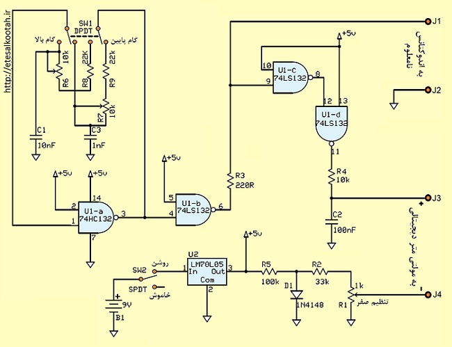 با این آداپتور ساده مولتی متر دیجیتالی معمولی شما به یک اندوکتانس متر 3 میکروهانری تا 5 میلی هانری مجهز می شود با این آداپتور ساده مولتی متر دیجیتالی معمولی شما به یک اندوکتانس متر 3 میکروهانری تا 5 میلی هانری مجهز می شود