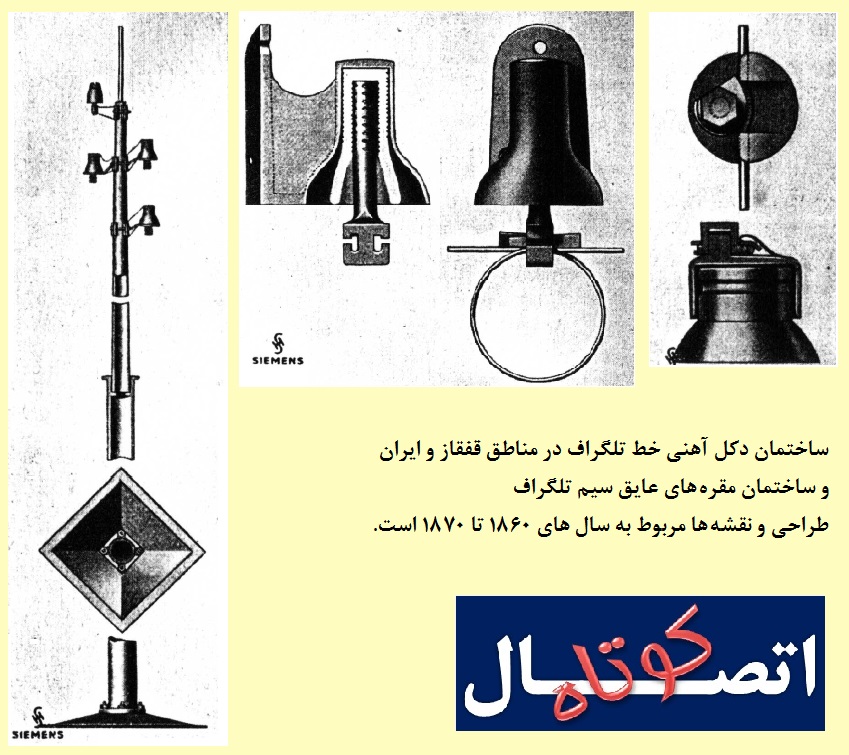 ساختمان دکل های آهنی خط هند و مقره های عایق آن ها ساختمان دکل های آهنی خط هند و مقره های عایق آن ها