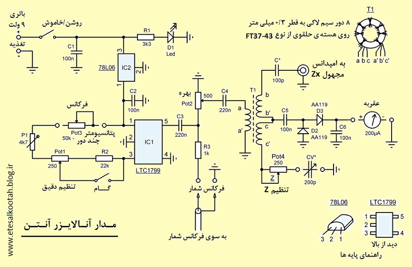 نقشه شماتیک مدار نقشه شماتیک مدار