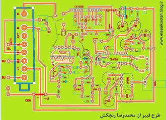 چینش افزاره ها بر روی فیبر مدار چاپی چینش افزاره ها بر روی فیبر مدار چاپی